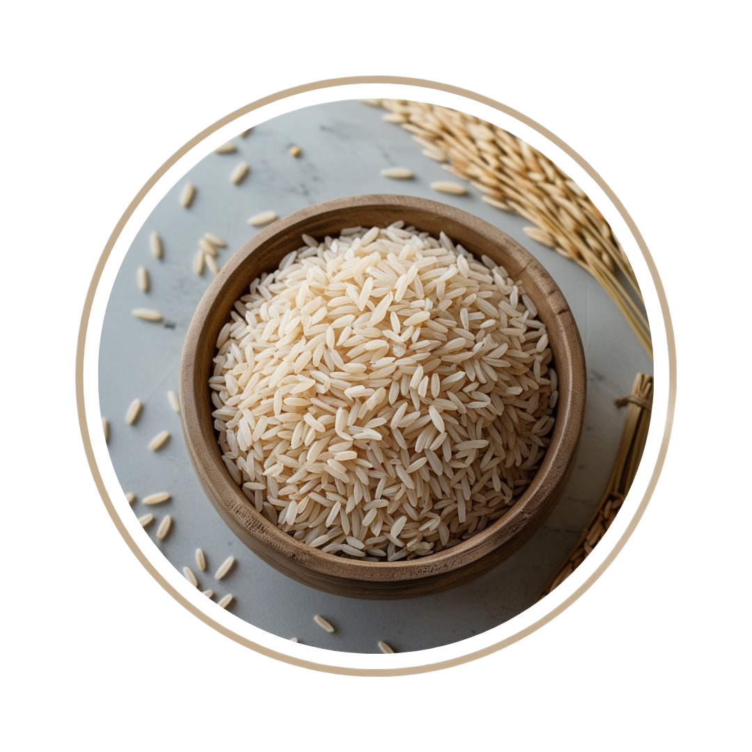 semi milled rice image